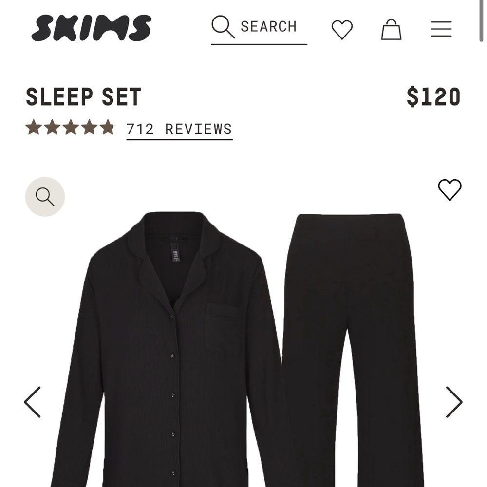 Ultra soft modal ribbed fabric. Lightweight, comfortable sleep and loungewear.